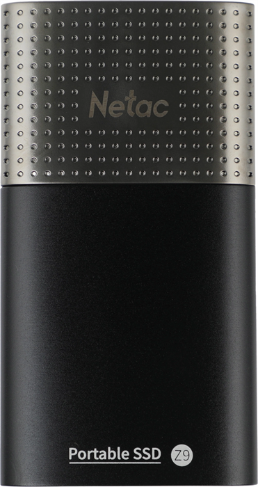 Накопитель SSD Netac USB-C 500GB NT01Z9-500G-32BK Z9 черный NT01Z9-500G-32BK