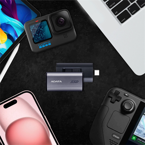 Накопитель SSD A-Data USB3.2 Gen2 2TB SC750-2000G-CCBK SC750 серый SC750-2000G-CCBK