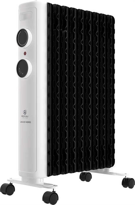 Радиатор масляный Royal Clima LAGGIO NERO ROR-LN9-2000M 2000Вт белый/серый 42561
