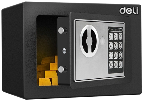 Сейф мебельный Deli ET510 170x170x230мм электронный/ключевой ET510