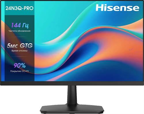 Монитор Hisense 23.8" 24N3Q-PRO черный IPS LED 16:9 HDMI M/M матовая 1000:1 250cd 178гр/178гр 1920x1 24N3Q-PRO