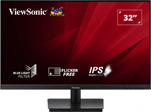 Монитор ViewSonic 31.5" VA3209-2K-MHD черный IPS LED 4ms 16:9 HDMI M/M матовая 250cd 178гр/178гр 256 VA3209-2K-MHD