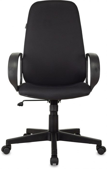 Кресло руководителя Бюрократ Ch-808AXSN темно-серый TW-12 крестов. пластик CH-808AXSN/TW-12