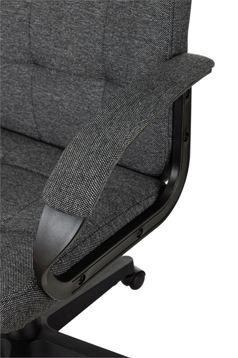 Кресло руководителя Бюрократ CH 002 Fabric серый 3C1 крестов. пластик CH 002 3C1