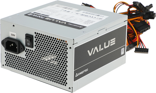 Блок питания Chieftec ATX 700W VALUE APB-700B8 80+ (20+4pin) APFC 120mm fan 4xSATA APB-700B8