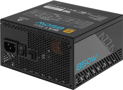 Блок питания Azza ATX 850W PSAZ-850G 80+ gold (20+4pin) APFC 120mm fan 6xSATA Cab Manag RTL PSAZ-850