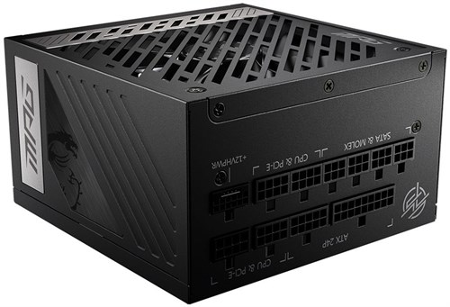 Блок питания MSI ATX 850W MPG A850G 80+ gold 24pin APFC 135mm fan 8xSATA Cab Manag RTL 306-7ZP7B11-CE0