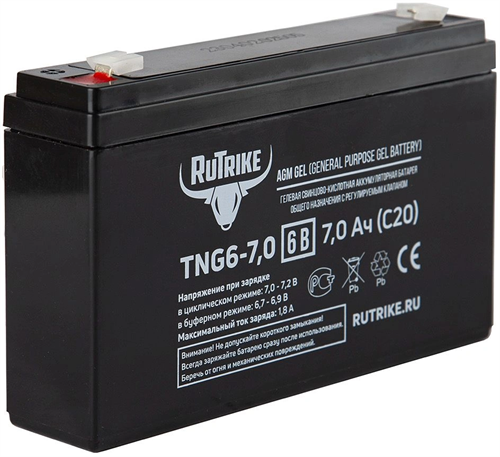 Батарея для ИБП Rutrike TNG6-7,0 6В 7Ач 23981