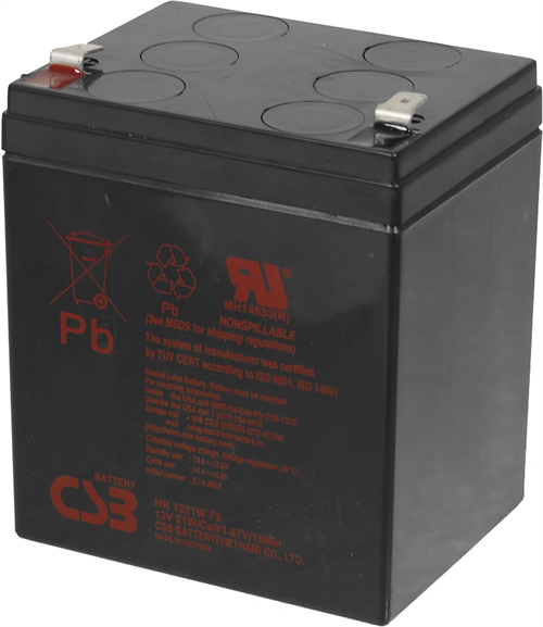 Батарея для ИБП CSB HR 1221W F2 12В 5Ач HR 1221W F2
