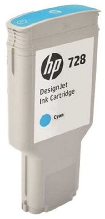 Картридж струйный HP 728 F9K17A голубой (300мл) для HP DJ T730/T830 без чипа F9K17A
