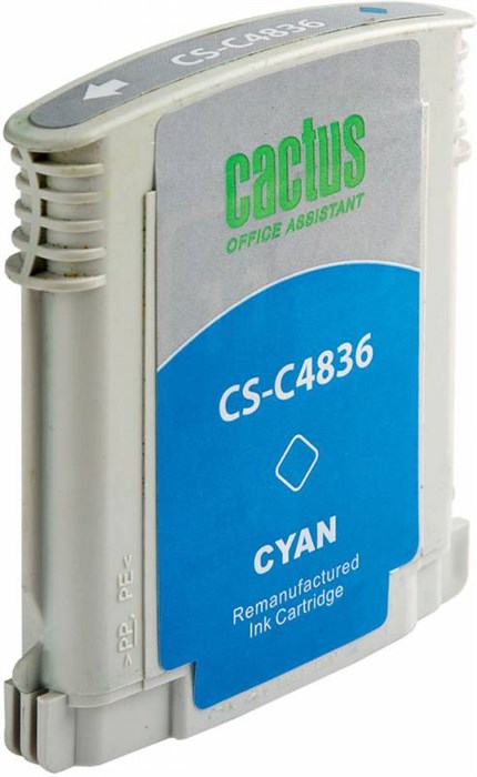 Картридж струйный Cactus CS-C4836 №11 голубой (29мл) для HP BIJ 1000/1100/1200/2200/2300/2600/2800 с CS-C4836