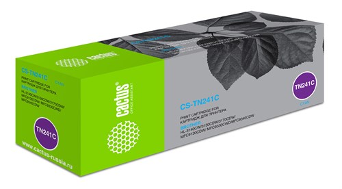 Картридж лазерный Cactus CS-TN241C TN-241C голубой (1400стр.) для Brother HL-3170CDW CS-TN241C