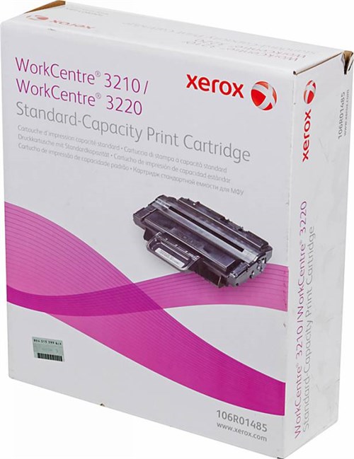 Картридж лазерный Xerox 106R01485 черный бар.в компл. (2000стр.) для Xerox WC 3210/3220 106R01485