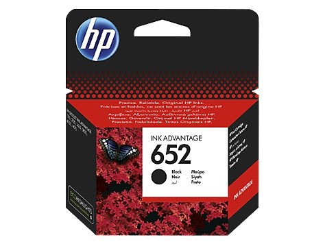 Картридж струйный HP 652 F6V25AE черный печ.гол.в компл. (360стр.) для HP DJ IA 1115/2135/3635/4535/ F6V25AE