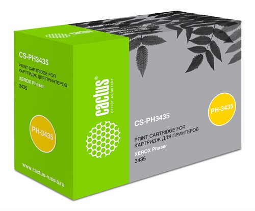 Картридж лазерный Cactus CS-PH3435 106R01415 черный (10000стр.) для Xerox Phaser 3435/3435dn CS-PH3435