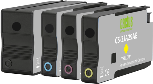 Картридж струйный Cactus CS-3YP35AE 963XL многоцветный набор (134.5мл) для HP OJ 9010 Pro AiO/9012/9 CS-3YP35AE