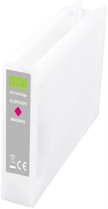Картридж струйный Cactus CS-EPT41F3 T41F3 пурп.пигм. (350мл) для Epson SureColor SC-T5400M/SC-T3405/ CS-EPT41F3