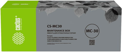 Бункер Cactus CS-MC30 (MC-30 емкость для отработанных чернил) для Canon imagePROGRAF PRO-2000, PRO-4 CS-MC30