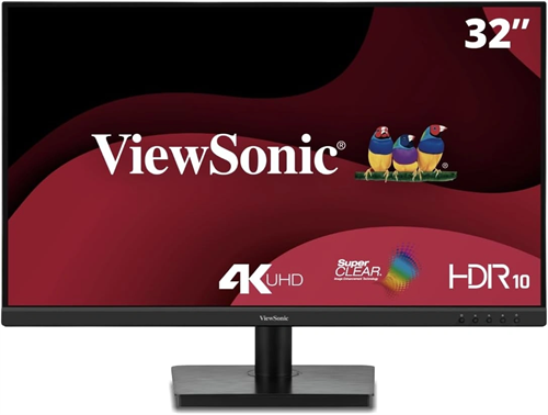 Монитор ViewSonic 32" VA3208-4K-HD черный VA LED 16:9 HDMI матовая 300cd 178гр/178гр 3840x2160 60Hz  VA3208-4K-HD