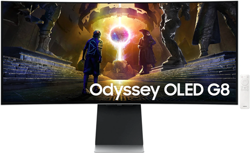 Монитор Samsung 34" Odyssey OLED G8 S34DG852SMXUE серебристый OLED LED 21:9 M/M полуматовая HAS 250c LS34DG852SMXUE