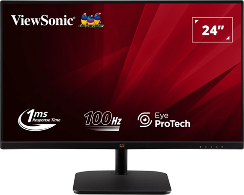 Монитор ViewSonic 23.8" VA2432-MHD-3 черный IPS LED 16:9 HDMI M/M матовая 250cd 178гр/178гр 1920x108 VA2432-MHD-3
