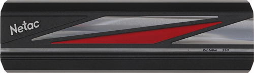 Накопитель SSD Netac USB-C 256GB NT01ZX20L-256G-32BK ZX20L черный NT01ZX20L-256G-32BK