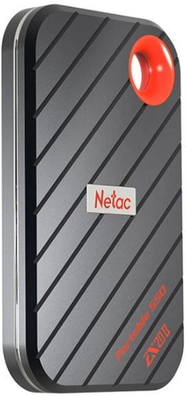 Накопитель SSD Netac USB-C 512GB NT01ZX20II-512-32BK ZX20 II черный NT01ZX20II-512-32BK