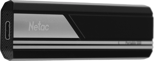 Накопитель SSD Netac USB-C 2TB NT01ZX10-002T-32BK ZX10 черный NT01ZX10-002T-32BK