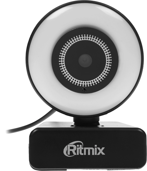 Камера Web Ritmix RVC-250 черный 5Mpix (2592x1944) USB2.0 с микрофоном 80001305