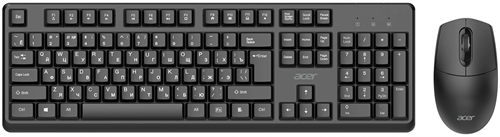Клавиатура + мышь Acer OCC501 клав:черный мышь:черный USB Multimedia (ZL.ACC11.00H) ZL.ACC11.00H