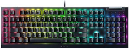 Клавиатура Razer BlackWidow V4 X механическая черный USB Multimedia for gamer LED (RZ03-04702500-R3R RZ03-04702500-R3R1