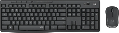 Клавиатура + мышь Logitech MK295 клав:черный мышь:черный USB беспроводная Multimedia (920-009813) 920-009813