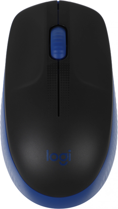 Мышь Logitech M190 черный/синий оптическая 1000dpi беспров. USB 2but (910-005925) 910-005925