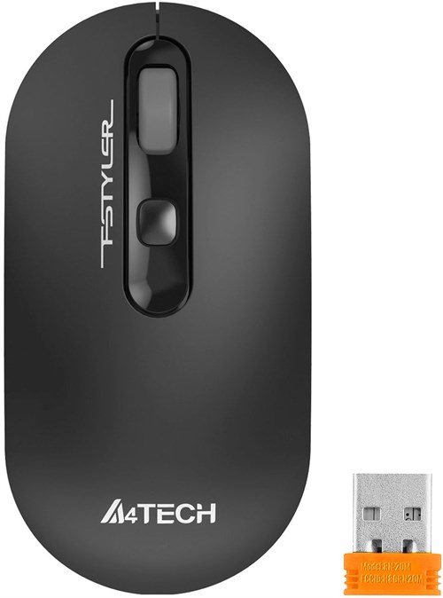 Мышь A4Tech Fstyler FG20S серый оптическая 2000dpi silent беспров. USB для ноутбука 3but (FG20S USB  FG20S USB GREY