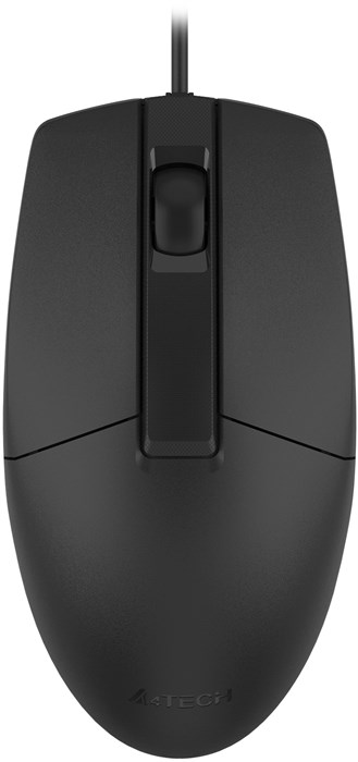 Мышь A4Tech OP-335S черный оптическая 1200dpi silent USB 3but OP-335S