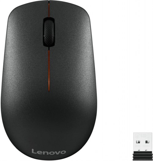 Мышь Lenovo 400 черный оптическая 1200dpi беспров. USB для ноутбука 3but (GY50R91293) GY50R91293
