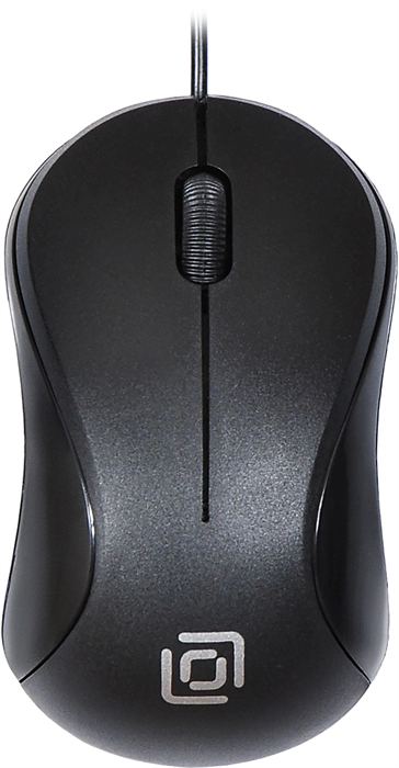 Мышь Оклик 115S черный оптическая 1200dpi USB для ноутбука 3but (711636) 711636
