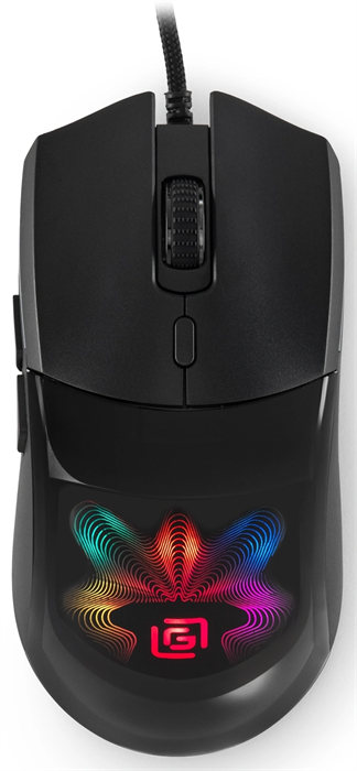 Мышь Оклик 714GM черный оптическая 7200dpi USB 6but (1620717) 1620717