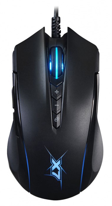 Мышь A4Tech X89 черный оптическая 2400dpi USB 8but (X89 (BLACK)) X89 (BLACK)