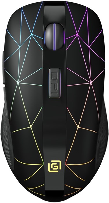 Мышь Оклик 976GW черный оптическая 3200dpi беспров. USB 6but (1431703) 1431703