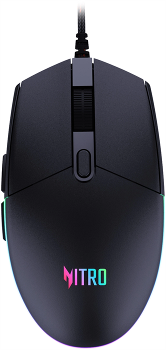 Мышь Acer Nitro OMW400 черный оптическая 6400dpi USB 6but (ZL.MCEEE.02U) ZL.MCEEE.02U