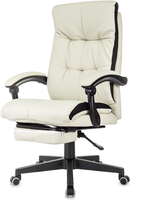 Кресло руководителя Бюрократ CH-824MSG-BF слоновая кость ткань/эко.кожа пластик CH-824MSG-BF/IV-PU