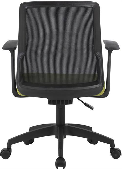 Кресло Cactus CS-MC222-BKGN черный сиденье салатовый сетка/ткань низк.спин. крестов. пластик пластик CS-MC222-BKGN