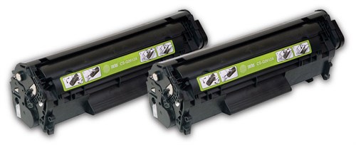 Картридж лазерный Cactus CS-Q2612AD черный двойная упак. (2000стр.) для HP 1010/1012/1015/1018/1020/ CS-Q2612AD