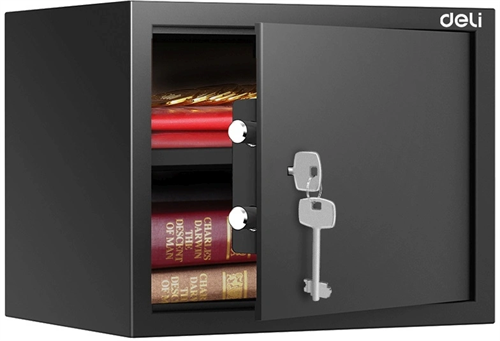 Сейф офисный Deli Srock ET563 300x380x300мм ключевой ET563