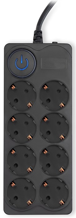 Сетевой фильтр Ippon BK-8-EU-5-16-B 5м (8 розеток) черный (коробка) BK-8-EU-5-16-B
