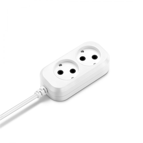 Сетевой удлинитель Buro BU-PSL2.5/W 5м (2 розетки) белый (пакет ПЭ) BU-PSL2.5/W