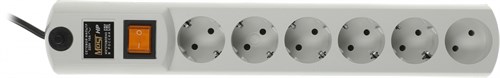 Сетевой фильтр Most HP 2м (6 розеток) белый (коробка) МОSТ НP 2М БЕЛ