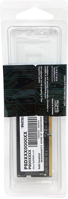 Память DDR4 16GB 3200MHz Patriot PSD416G32002S Signature Line RTL PC4-25600 CL22 SO-DIMM 260-pin 1.2 PSD416G32002S