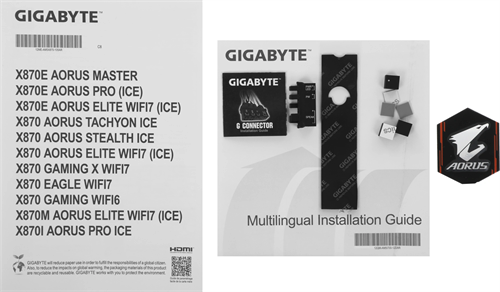 Материнская плата Gigabyte X870E AORUS ELITE WIFI7 Socket AM5 AMD X870E 4xDDR5 ATX AC`97 8ch(7.1) 2. X870E A ELITE WIFI7